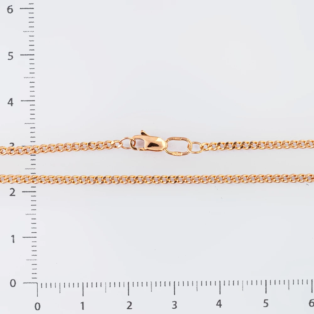 Цепь из красного золота 585 пробы