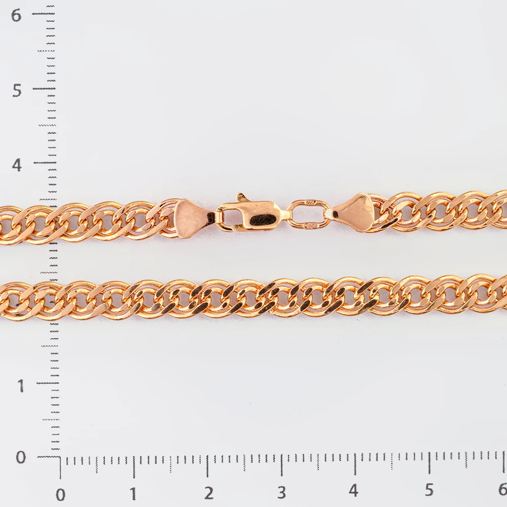 Цепь из красного золота 585 пробы