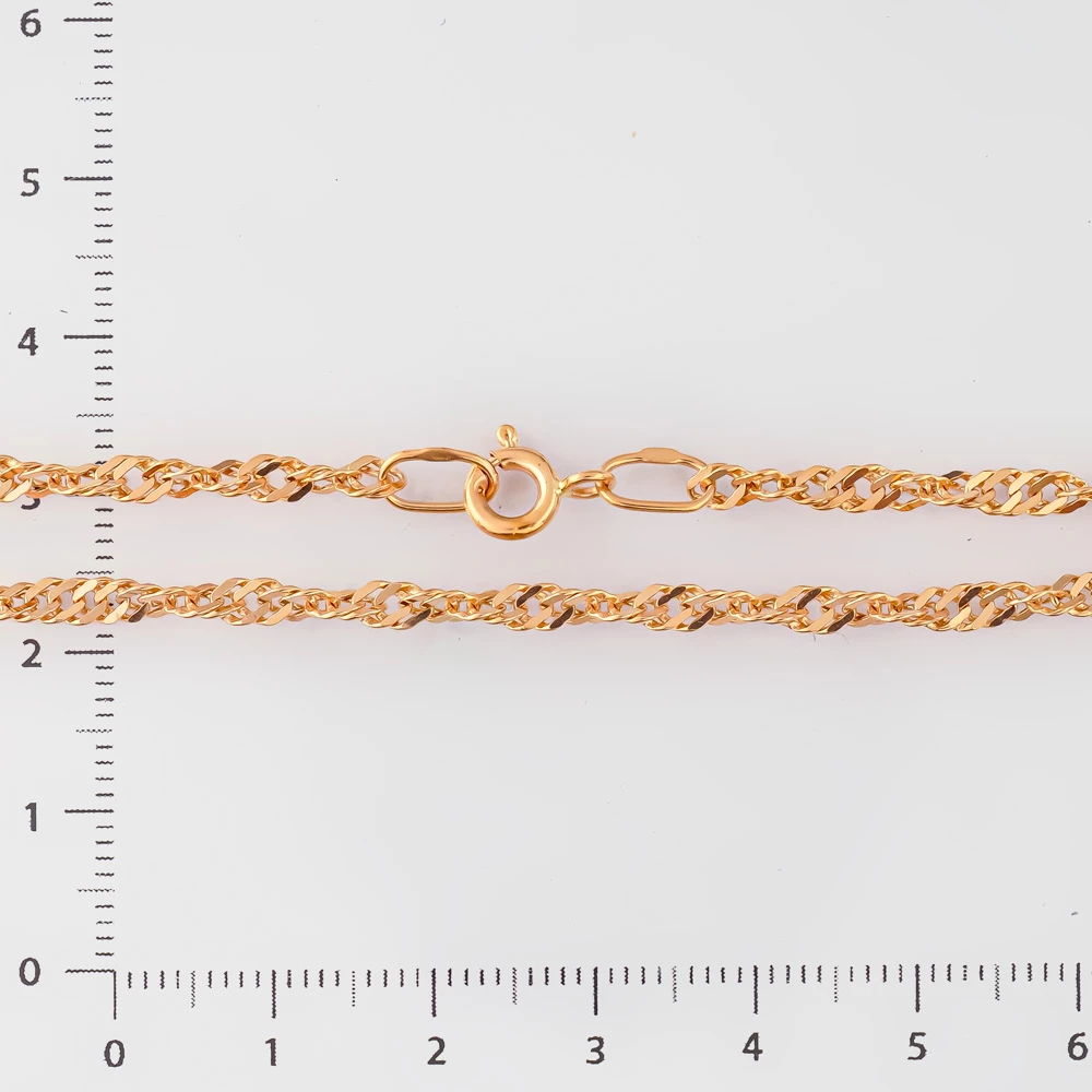 Цепь из красного золота 585 пробы