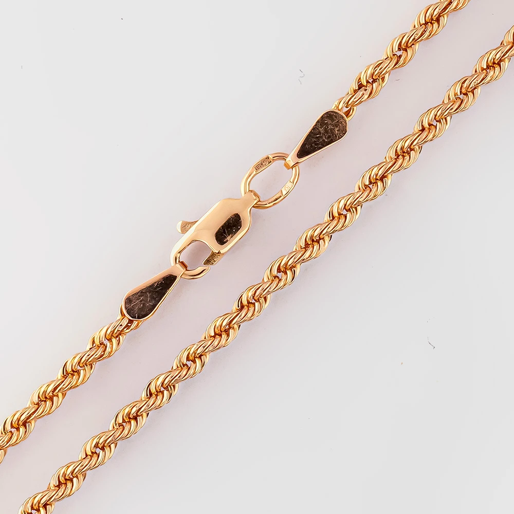 Цепь из красного золота 585 пробы