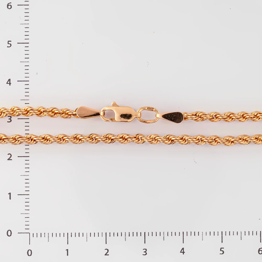 Цепь из красного золота 585 пробы