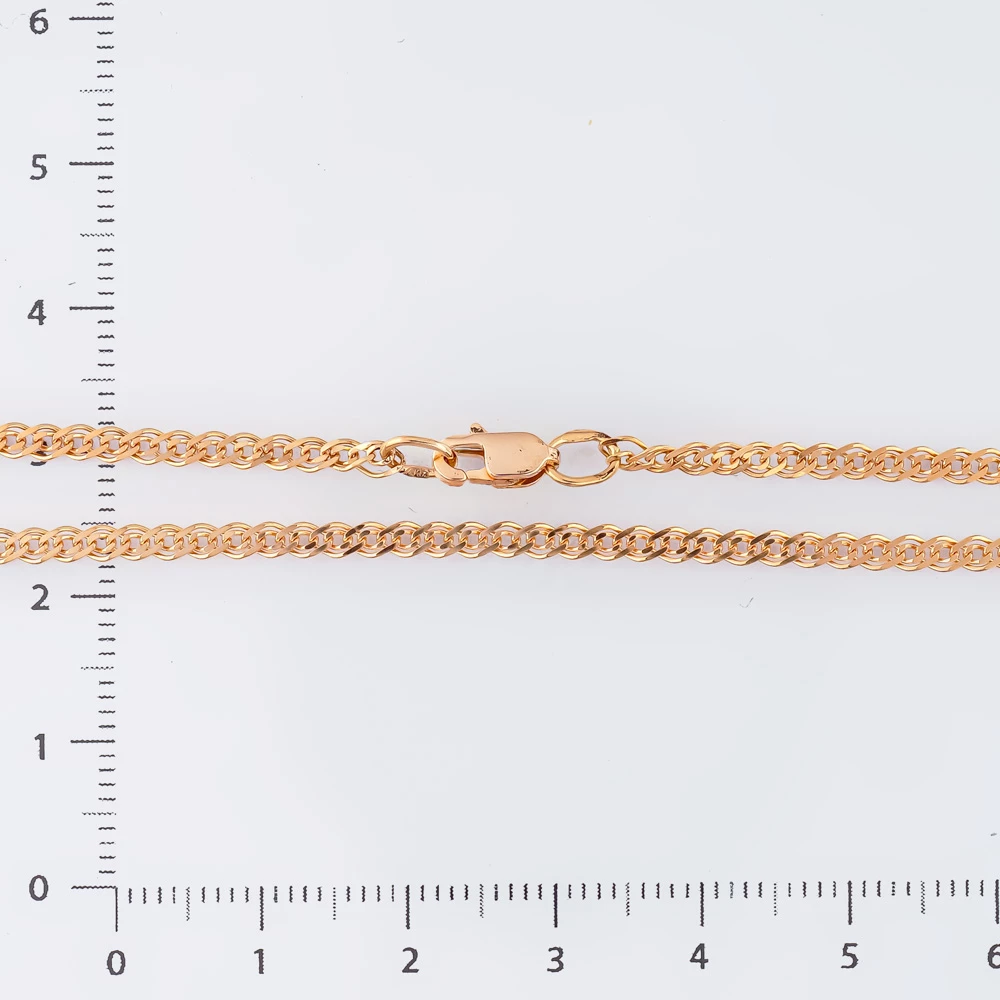 Цепь из красного золота 585 пробы