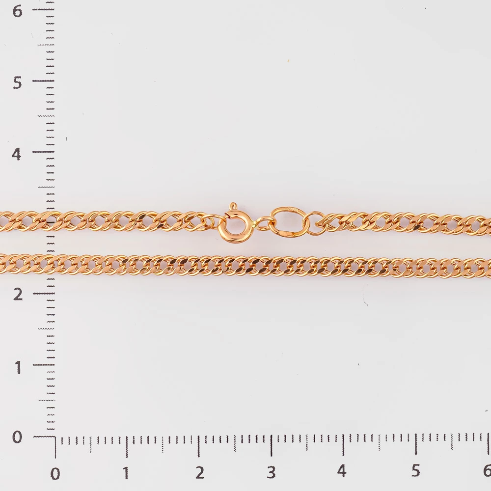 Цепь из красного золота 585 пробы