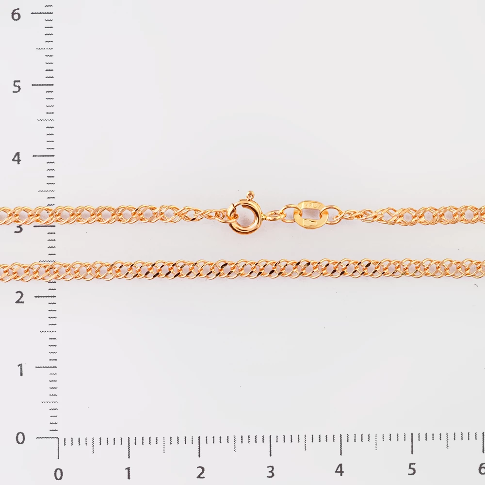 Цепь из красного золота 585 пробы