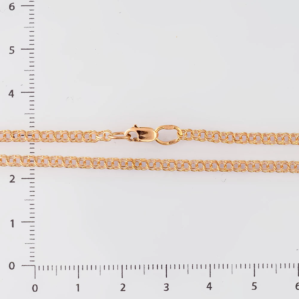 Цепь из красного золота 585 пробы