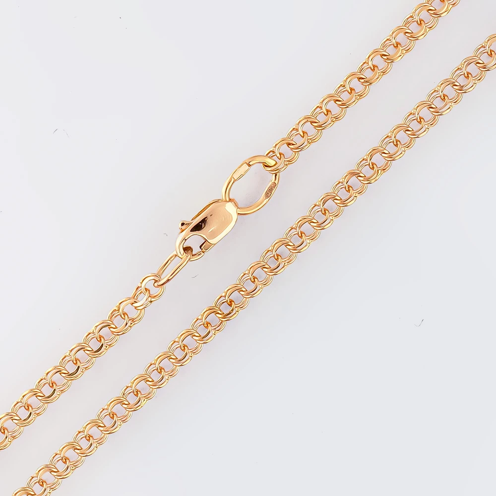 Цепь из красного золота 585 пробы