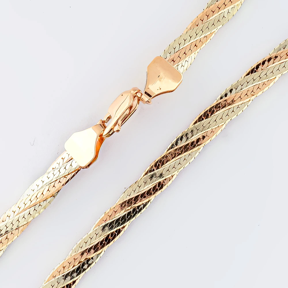 Цепь из красного золота 585 пробы