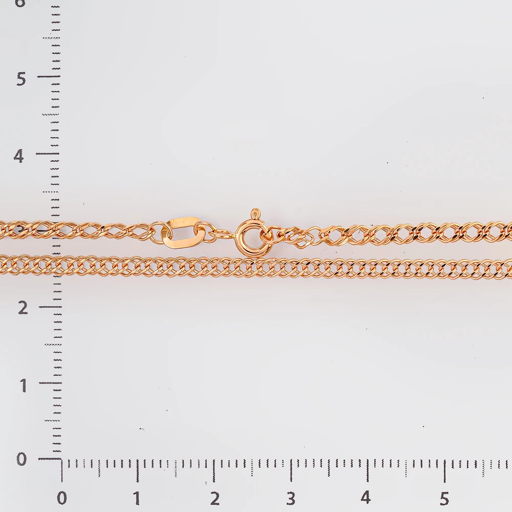 Цепь из красного золота 585 пробы