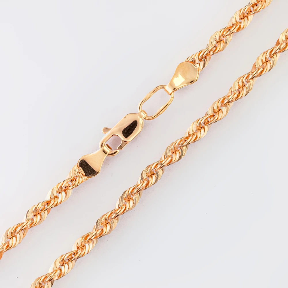 Цепь из красного золота 585 пробы