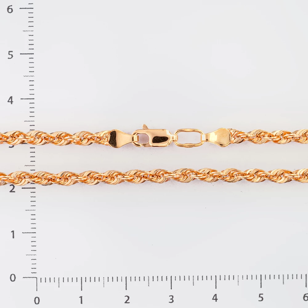Цепь из красного золота 585 пробы