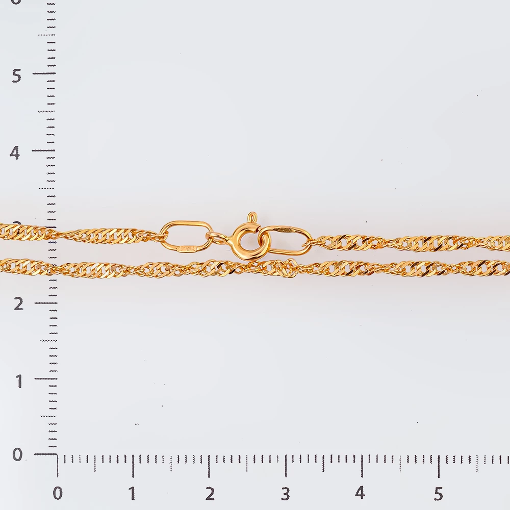 Цепь из желтого золота 585 пробы