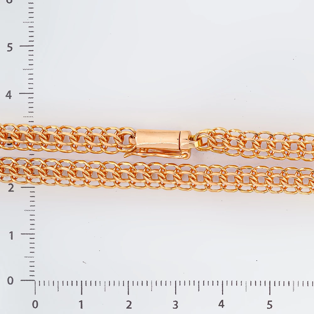 Цепь из красного золота 585 пробы