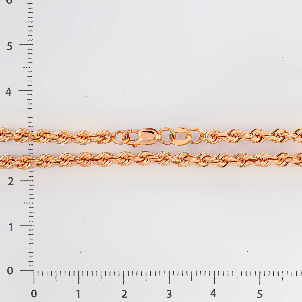 Цепь из красного золота 585 пробы