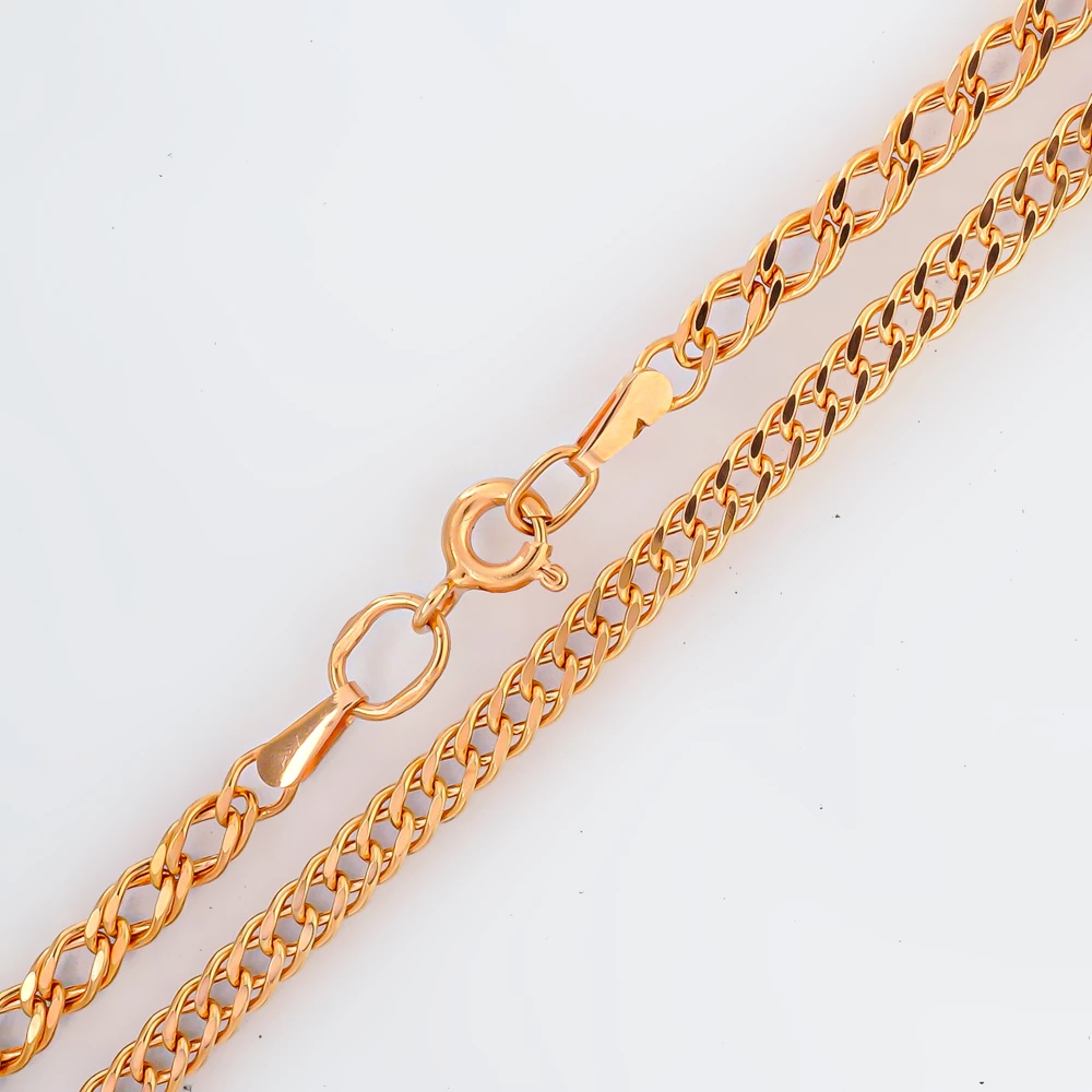 Цепь из красного золота 585 пробы