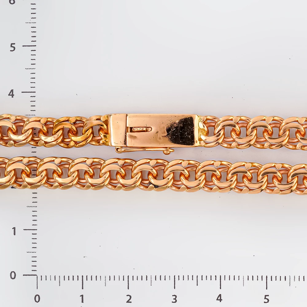 Цепь из красного золота 585 пробы