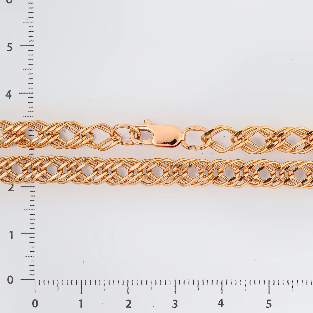 Цепь из красного золота 585 пробы