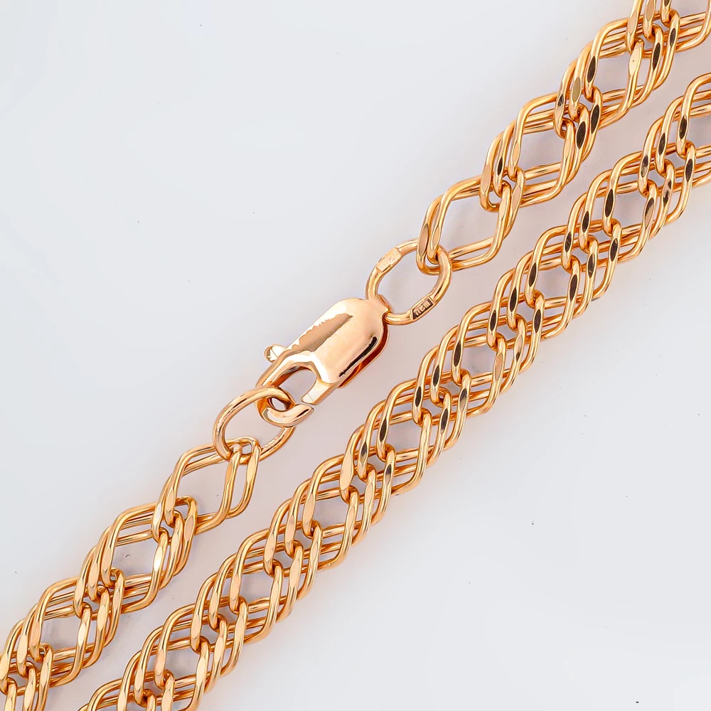 Цепь из красного золота 585 пробы