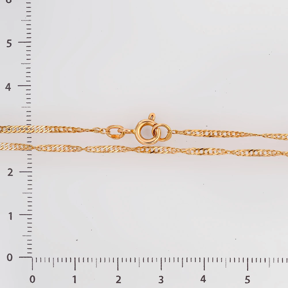 Цепь из красного золота 585 пробы