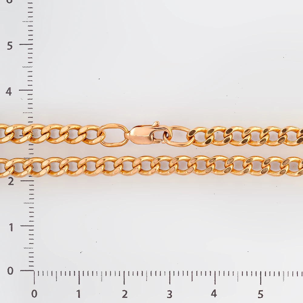 Цепь из красного золота 585 пробы