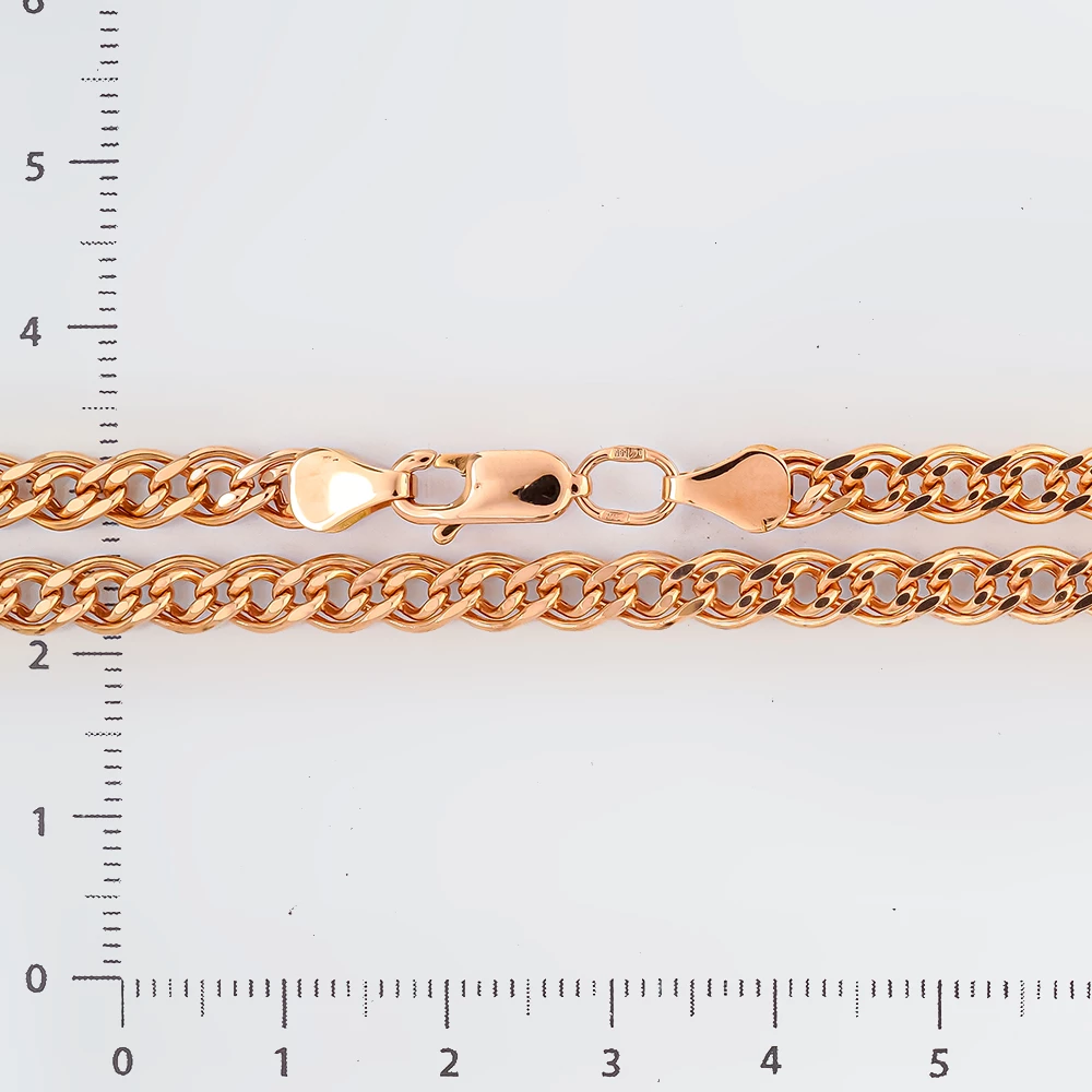 Цепь из красного золота 585 пробы