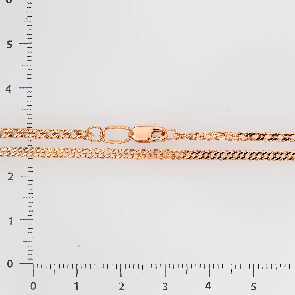 Цепь из красного золота 585 пробы