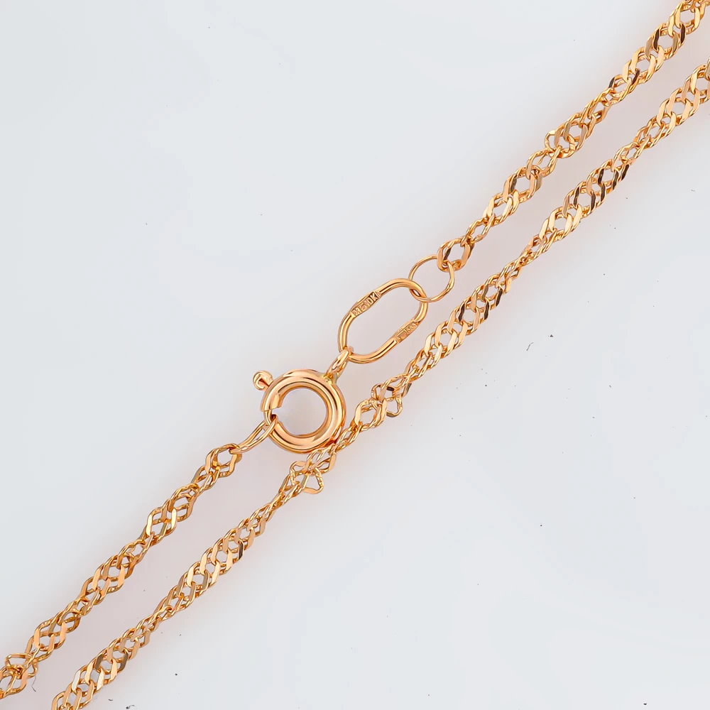 Цепь из красного золота 585 пробы