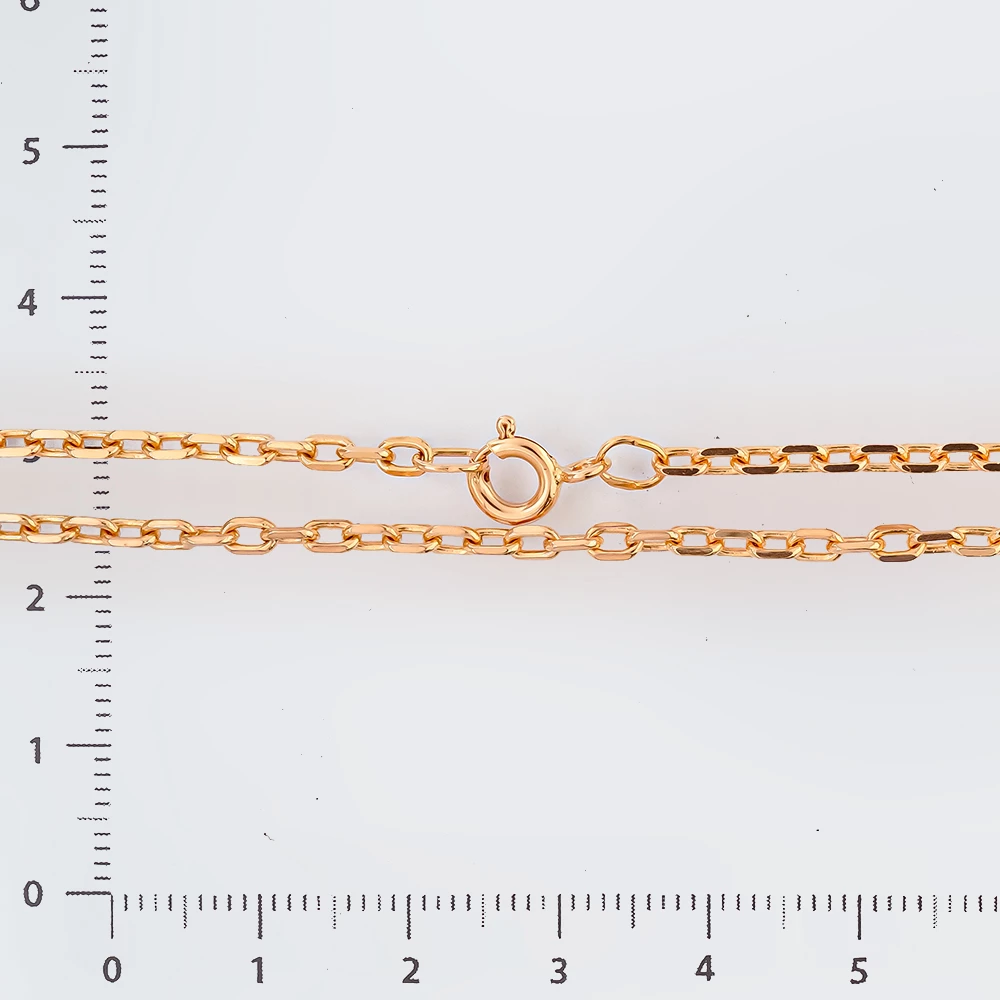 Цепь из красного золота 585 пробы