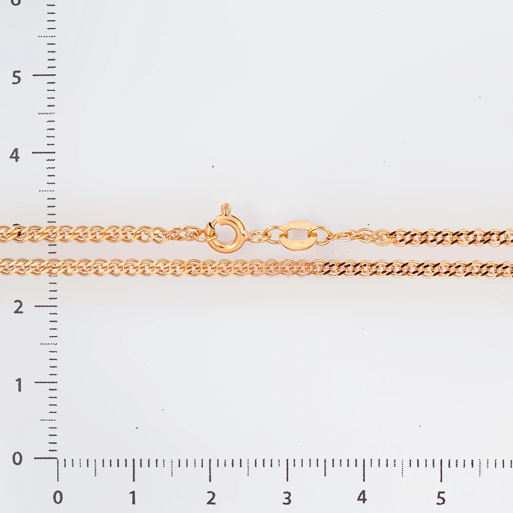 Цепь из красного золота 585 пробы