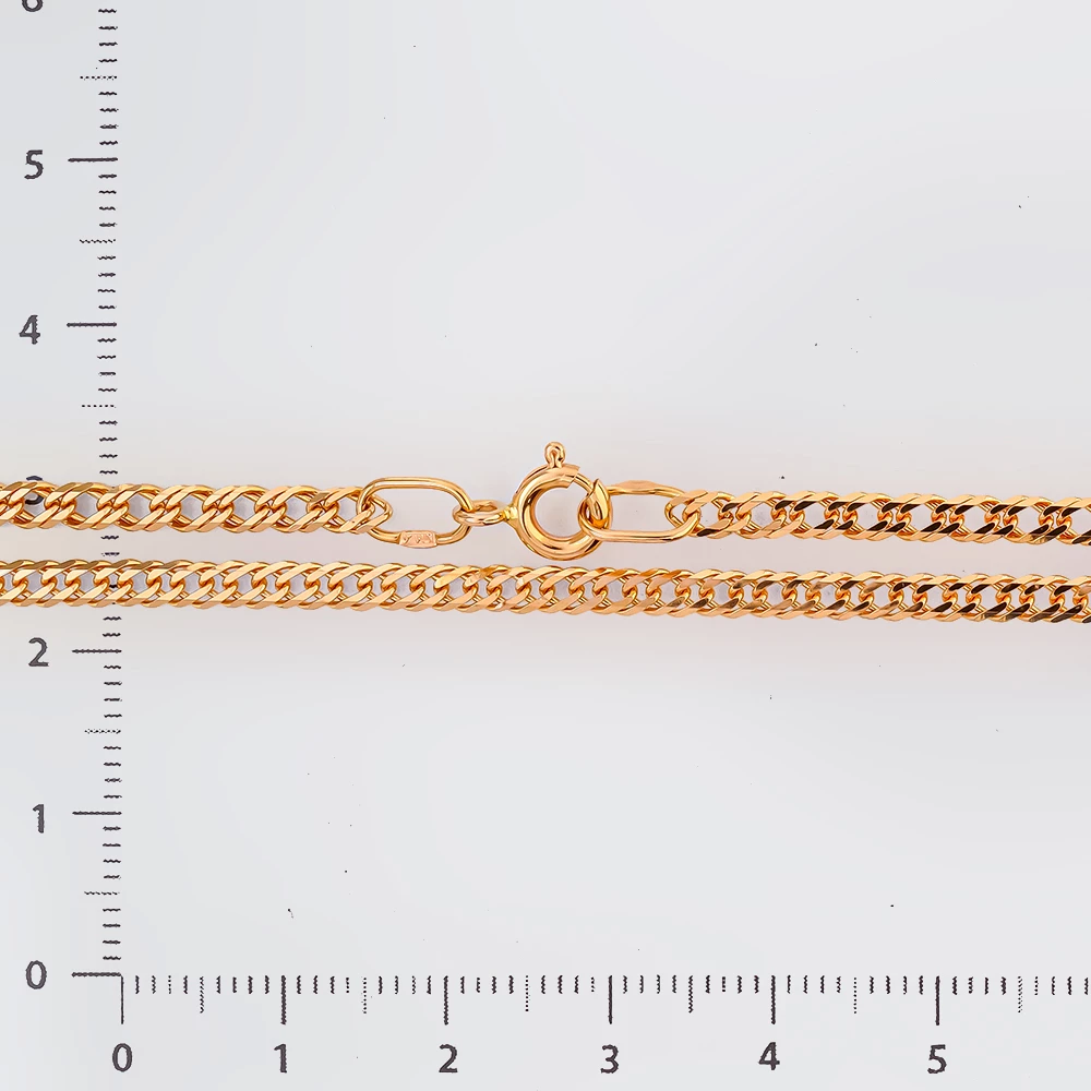 Цепь из красного золота 585 пробы