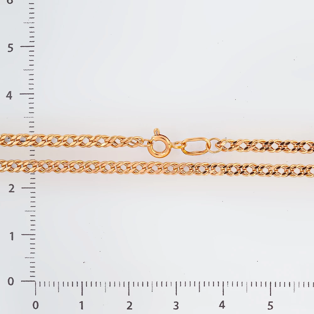 Цепь из красного золота 585 пробы