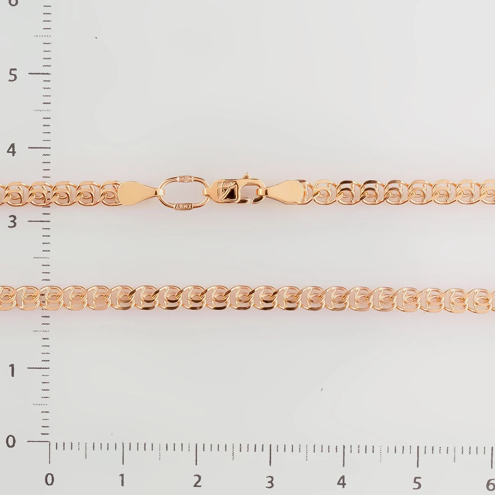 Цепь из красного золота 585 пробы