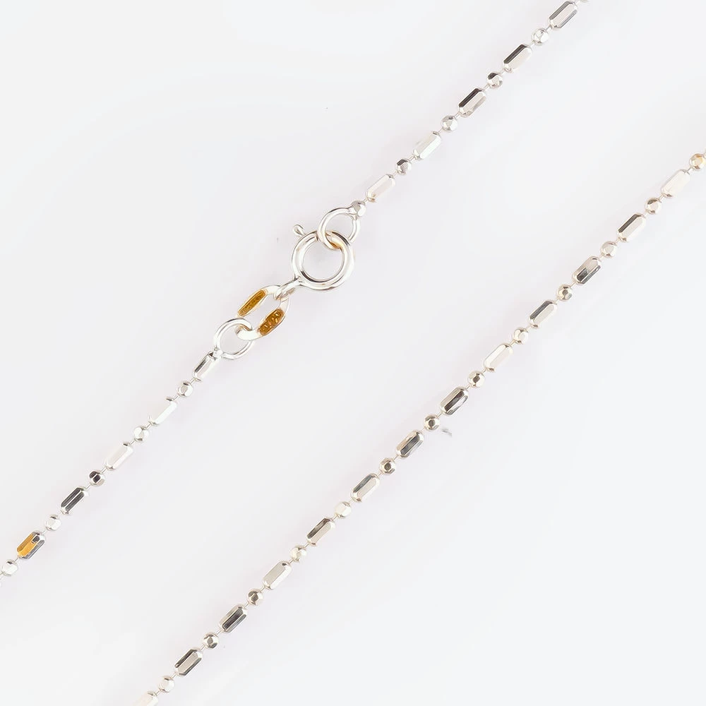 Цепь из белого золота 750 пробы