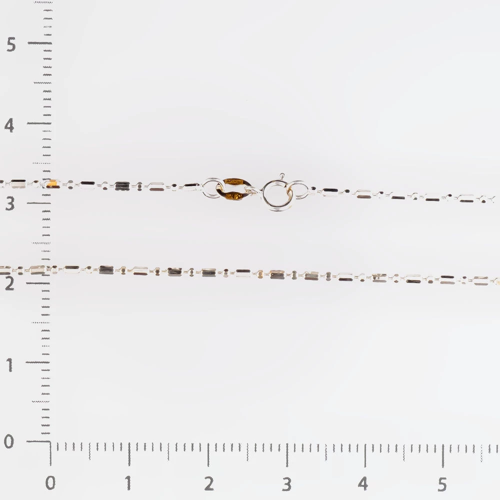 Цепь из белого золота 750 пробы