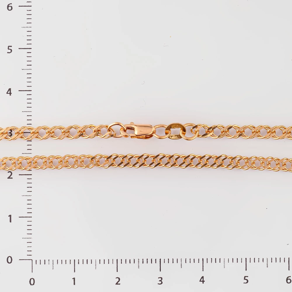 Цепь из красного золота 585 пробы