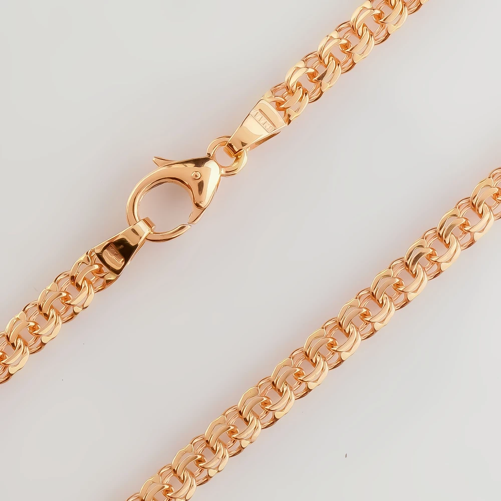 Цепь из красного золота 585 пробы