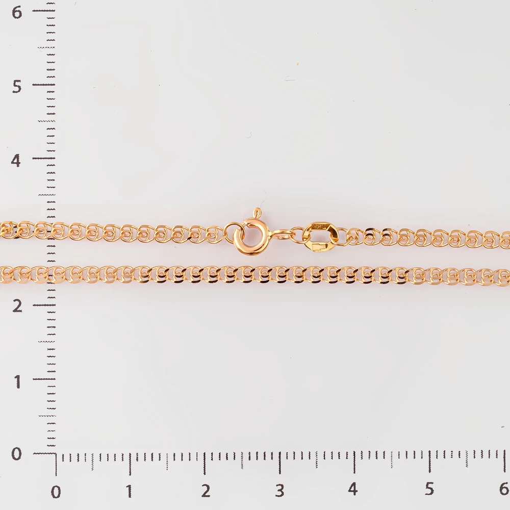 Цепь из красного золота 585 пробы