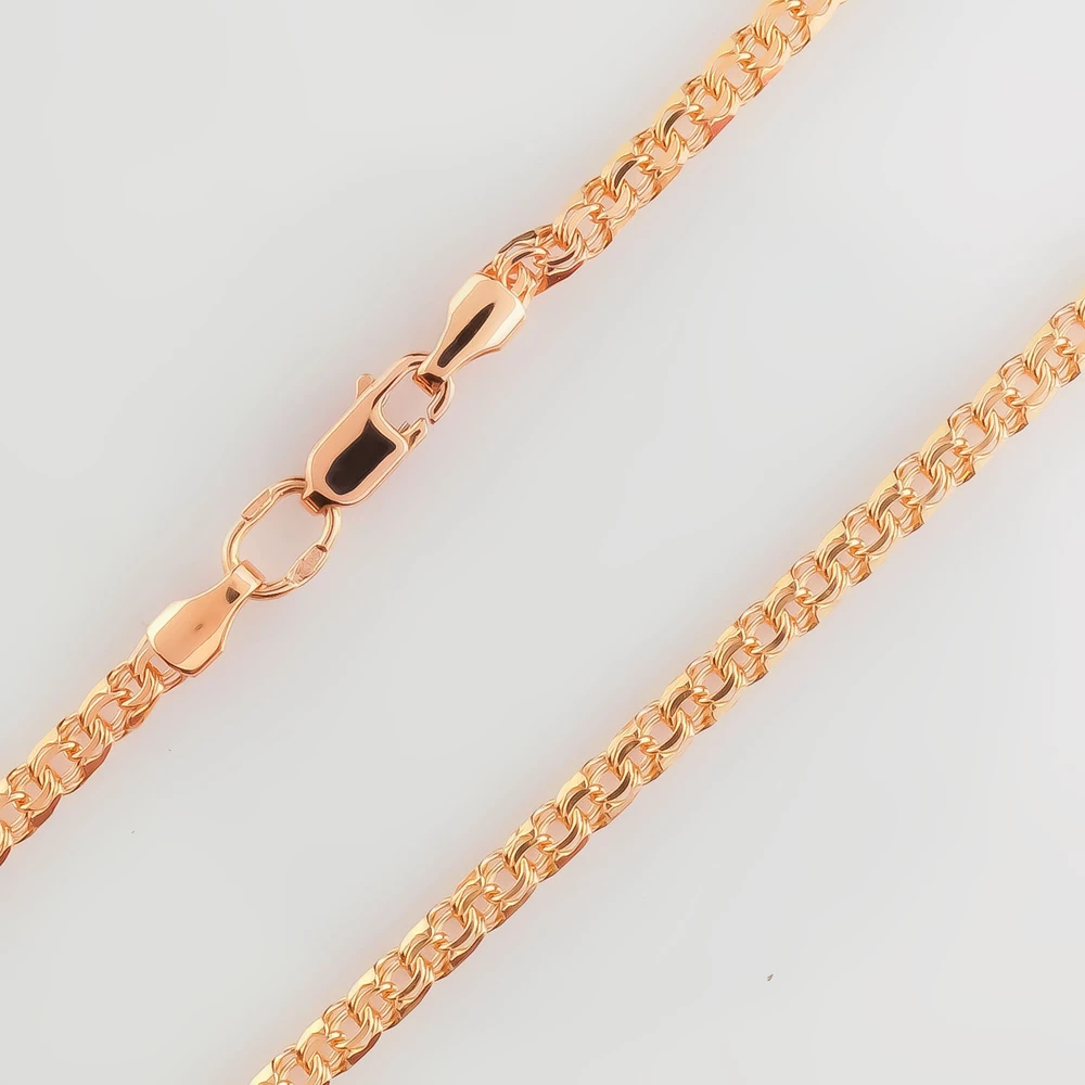 Цепь из красного золота 585 пробы