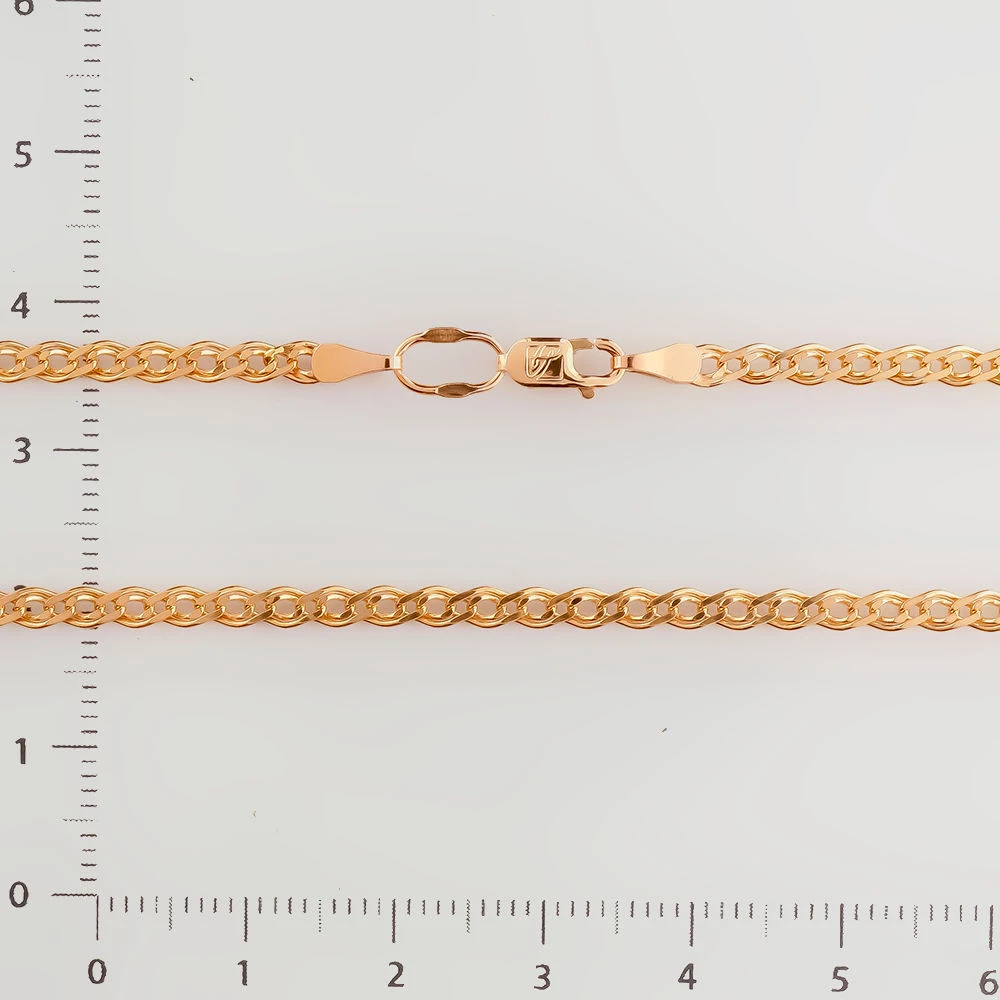 Цепь из красного золота 585 пробы