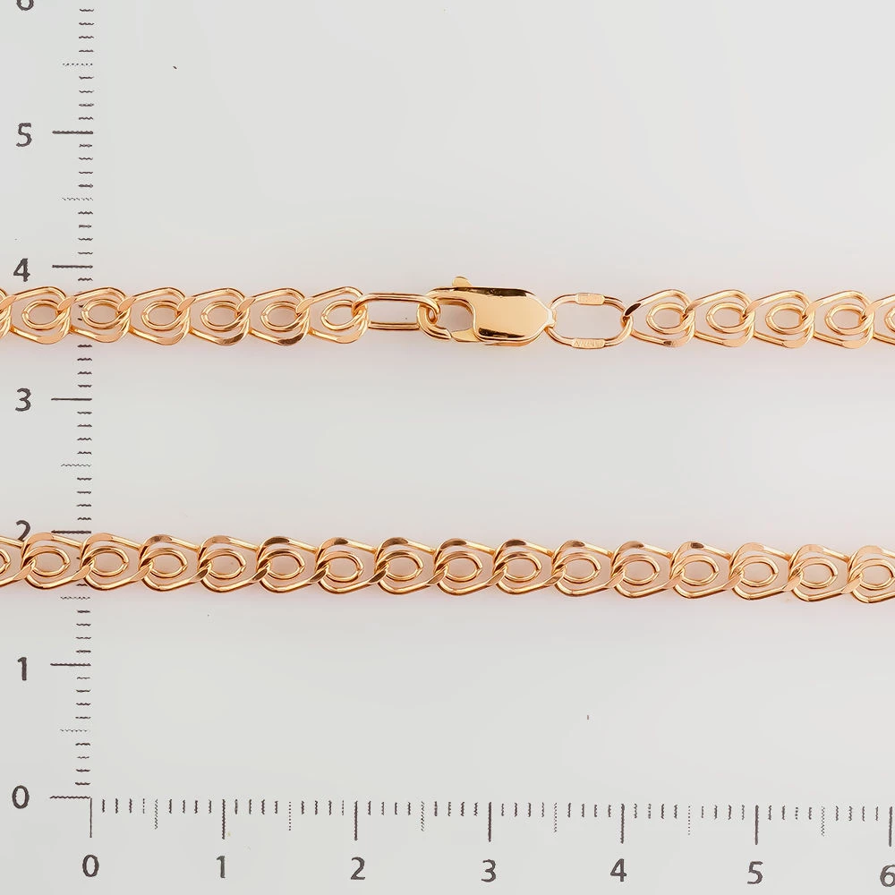 Цепь из красного золота 585 пробы