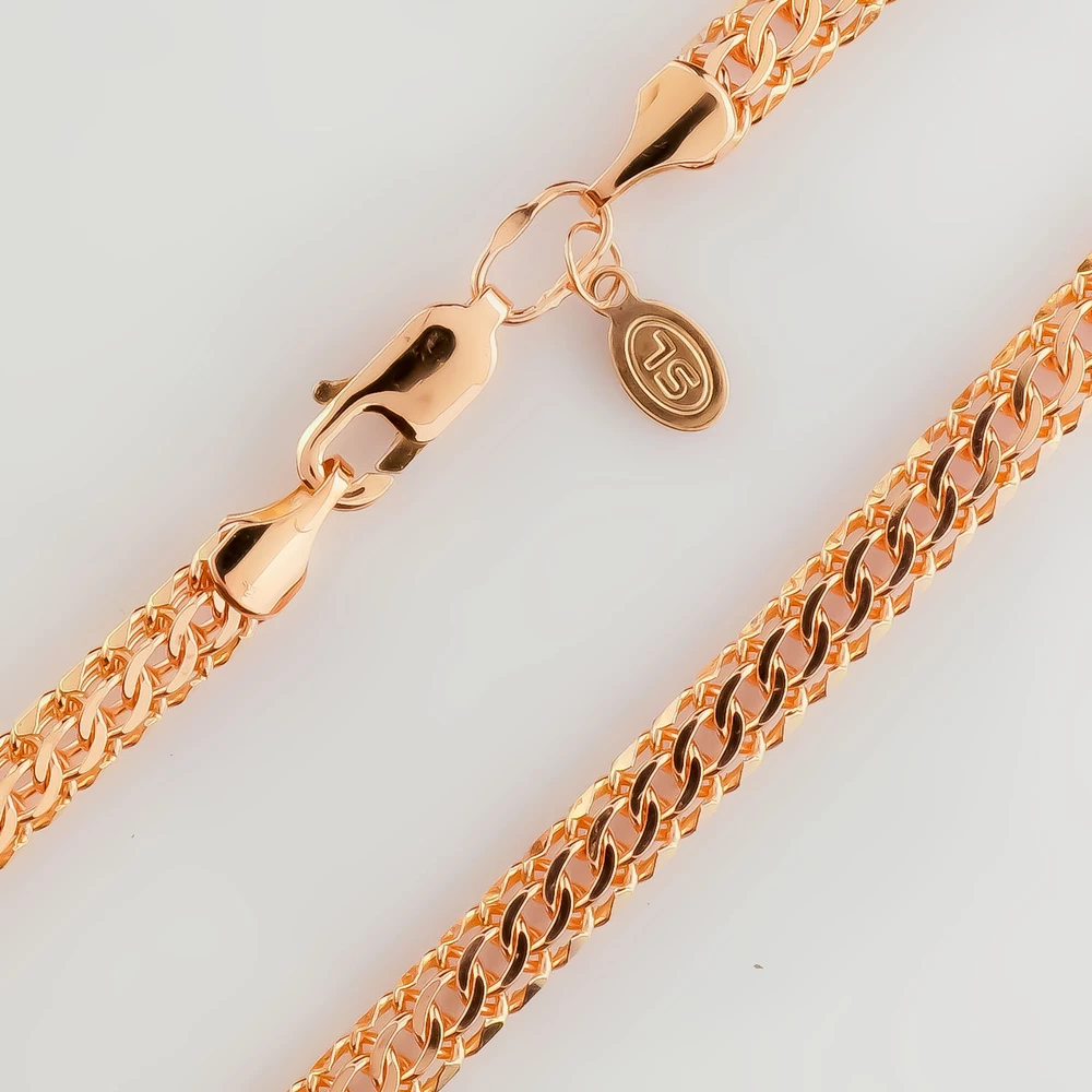 Цепь из красного золота 585 пробы