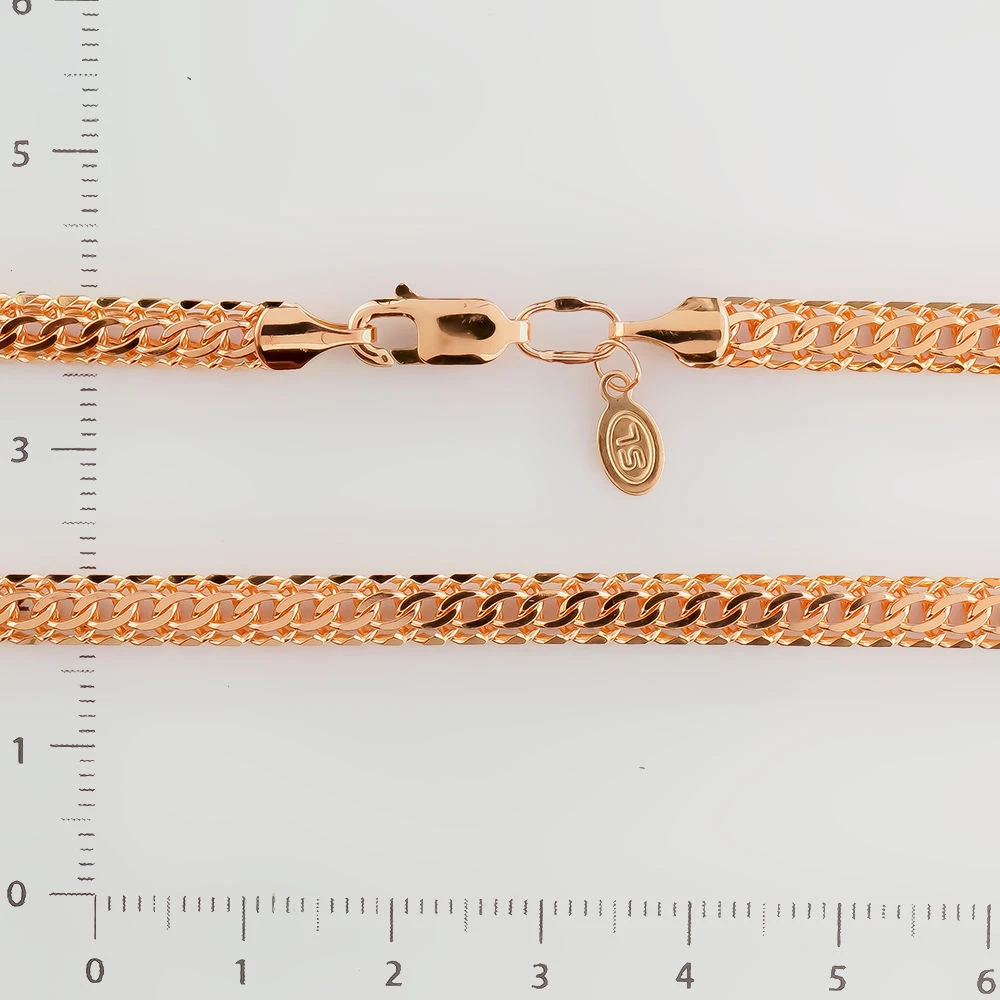 Цепь из красного золота 585 пробы