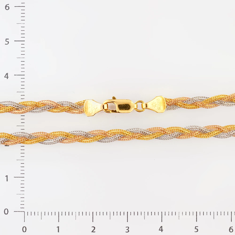 Цепь из желтого золота 750 пробы