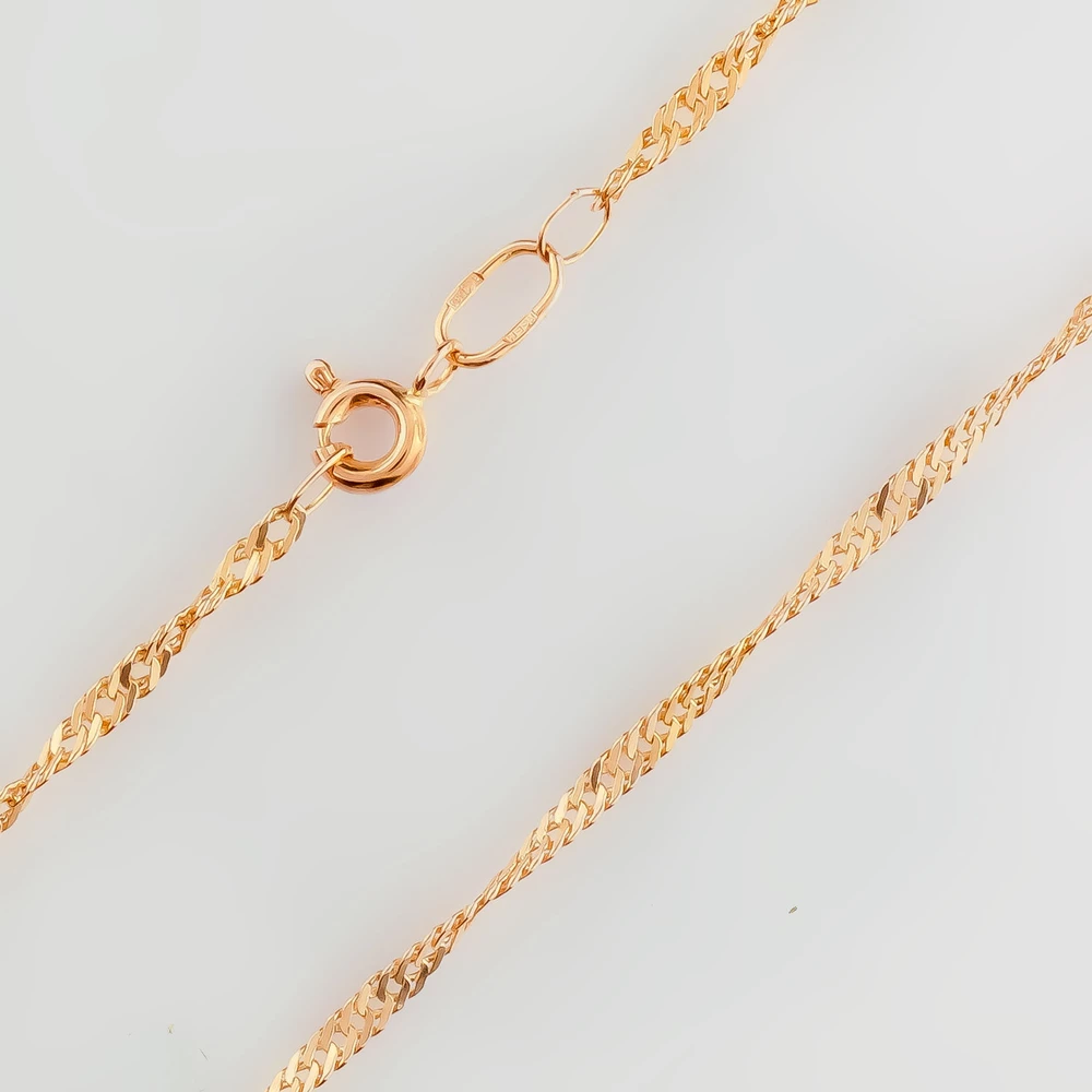 Цепь из красного золота 585 пробы