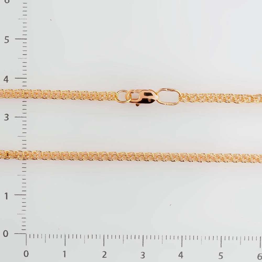 Цепь из красного золота 585 пробы