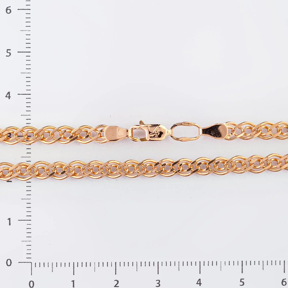 Цепь из красного золота 585 пробы