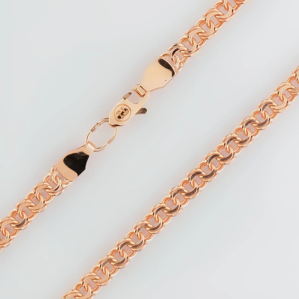 Цепь из красного золота 585 пробы