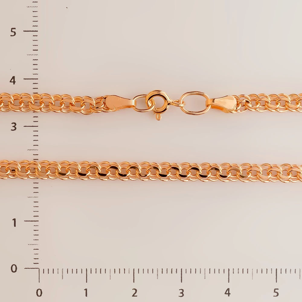 Цепь из красного золота 585 пробы