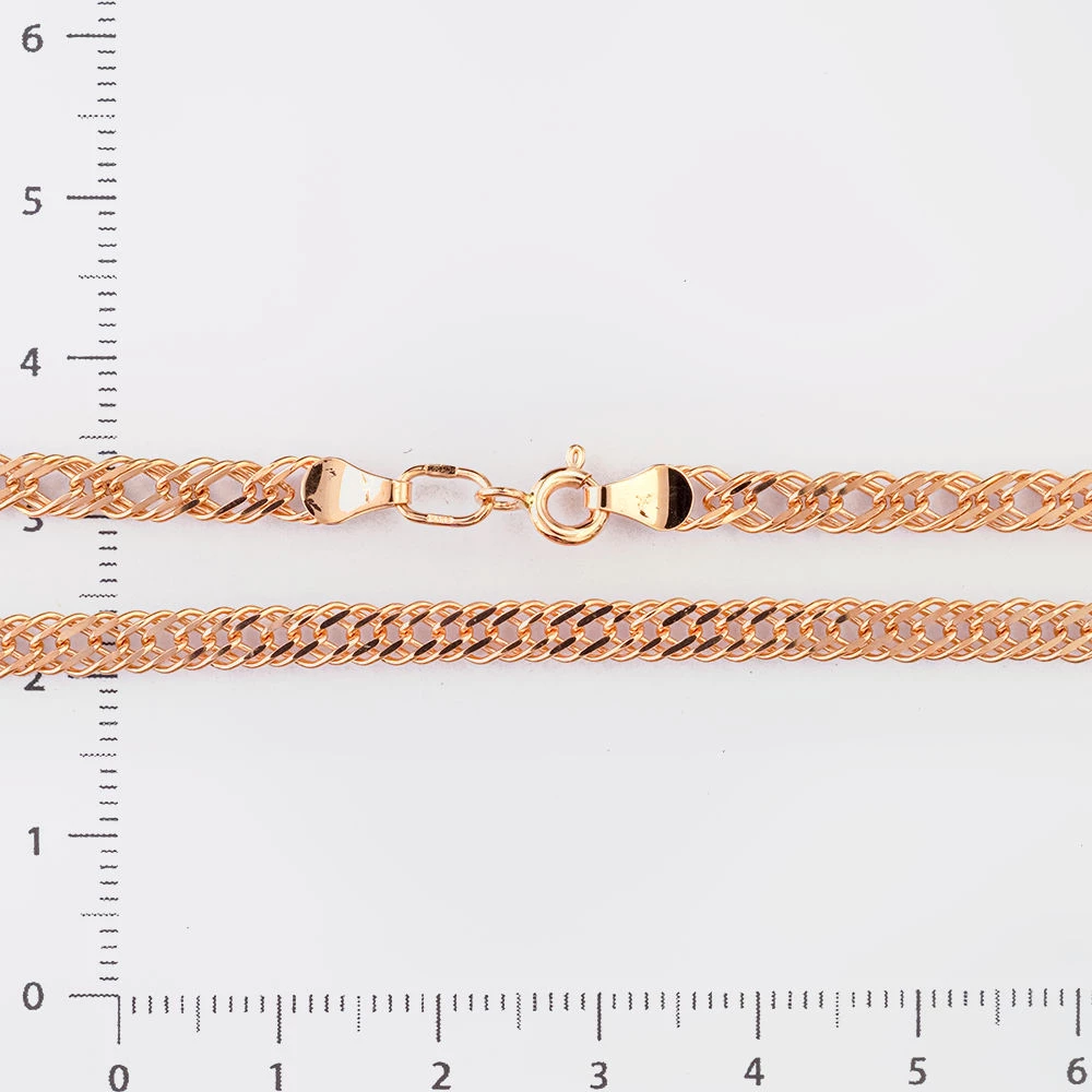 Цепь из красного золота 585 пробы