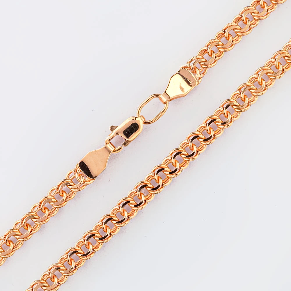 Цепь из красного золота 585 пробы