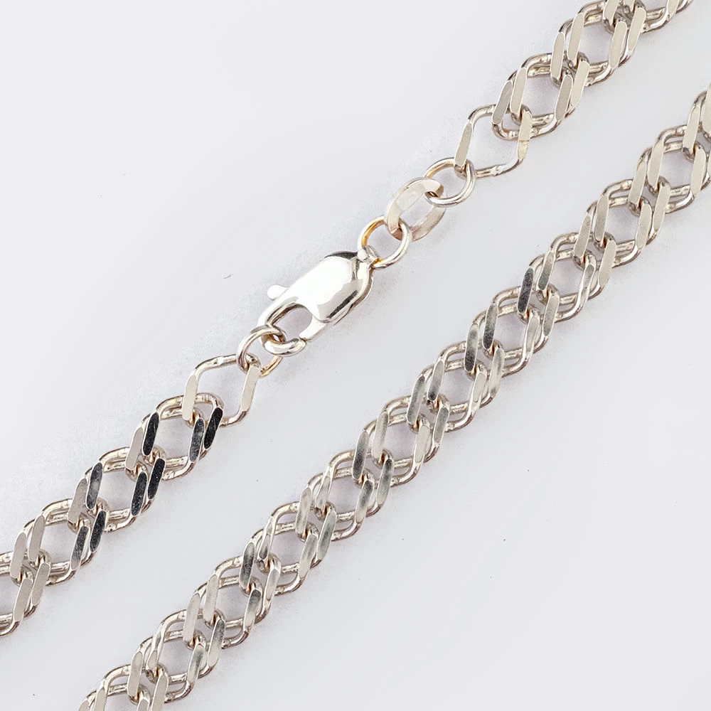 Цепь из белого золота 585 пробы